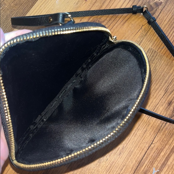 Bandolier Black Round circle Crossbody Bag - Picture 5 of 5